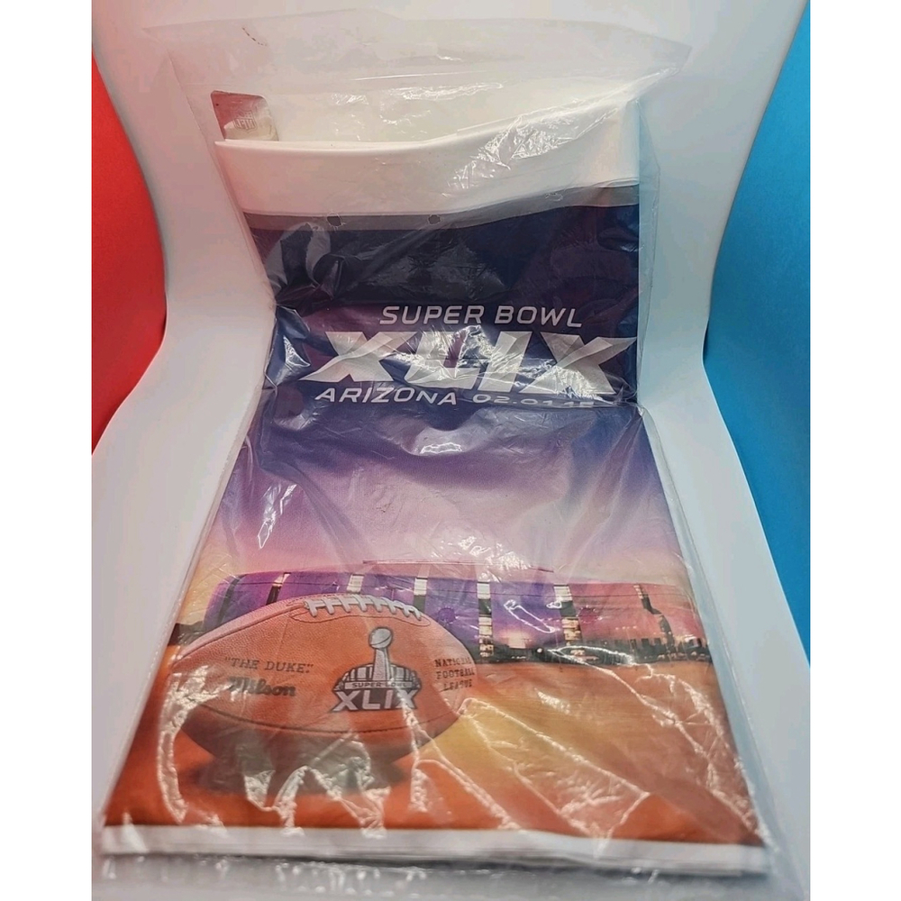 Super Bowl Arizona XLIX 2015 Tablecover 54x102 NFL Football Party Decor USA Made